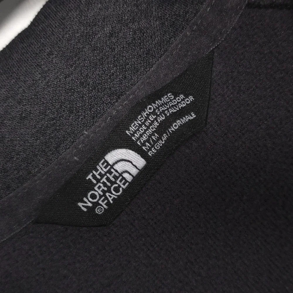 THE NORTH FACE Men's 1/4 Zip Fleece Pullover Gray Athletic Lightweight‎ NF0A2VE5